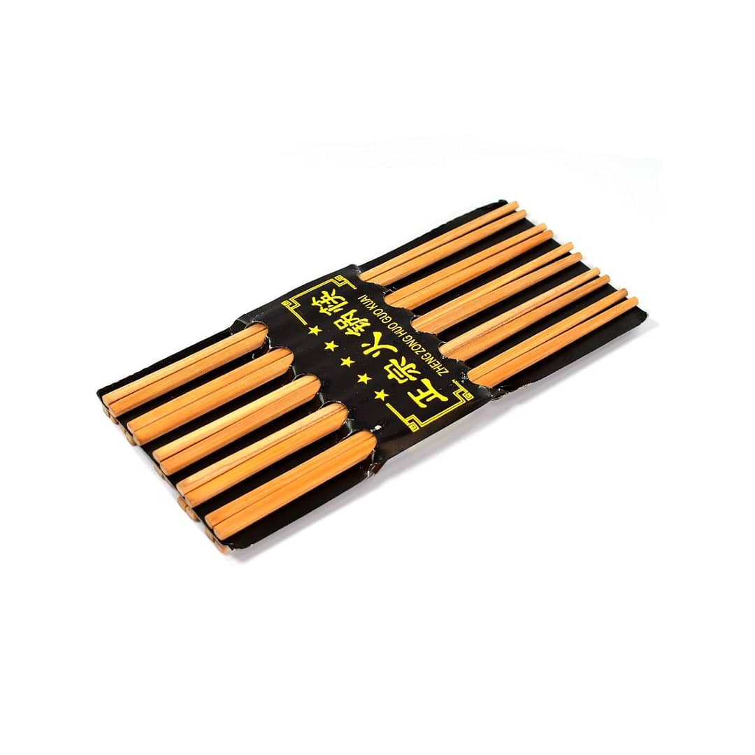 2908 10pair Chopsticks Set Lightweight Easy to Use Chop Sticks with Case for Sushi, Noodles and Other Asian Food 